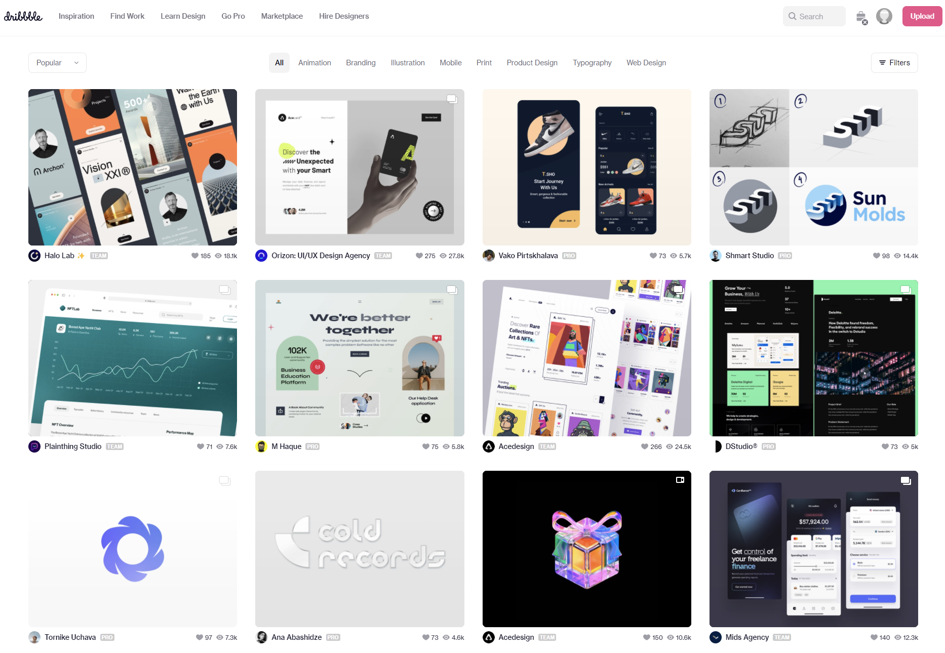 greatest collections of designs ui&ux